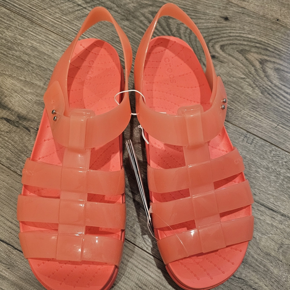 CROCS Vibrant Coral Sandals